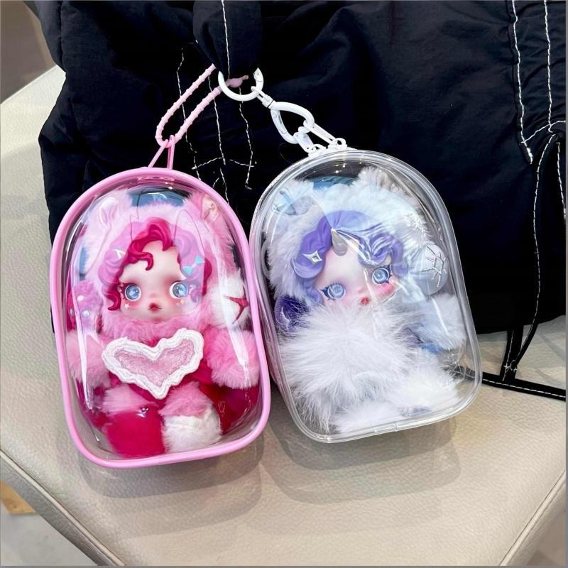(только сумка) Для кукол серии SP SKULLPANDA X My Little Pony Прозрачный пылезащитный пакет-сумка для кукол PVC сумка для демонстрации и хранения