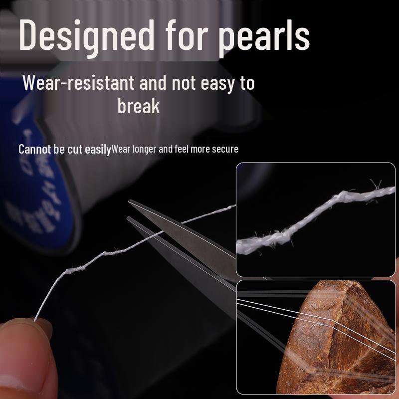 Японская жемчужная нить: Износостойкий ювелирный шнур для плетеных вручную ожерелий и браслетов