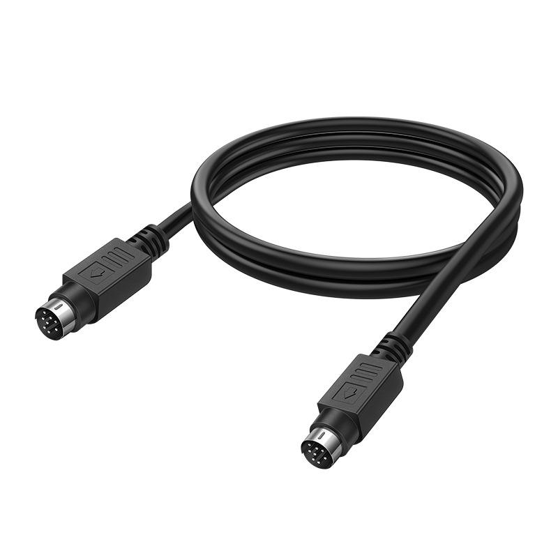 Cobolon Мини DIN 8P PS2 Папа-Мама Удлинительный Кабель для ПЛК MD Сигнал Педали Пианино.