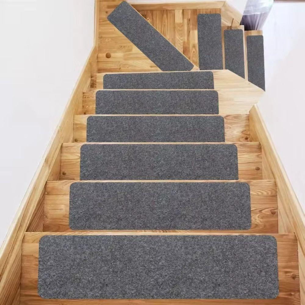 Self-adhesive Stair Tread Carpet Mat 76X20cm Door Mat New Protection Cover Pads Home Decor