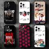 F-Fashion RBD R-Rebelde Мягкий чехол для телефона для iPhone 16 16E 17 Air 15 Pro Max 14 Plus 13 Mini 11 12 7 Черный чехол Задняя крышка