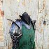 Средневековый стальной комплект наплечников с горжетом, боевой воин, наплечник с горжетом, комплект доспехов на плечо, костюм на Хэллоуин, подарок