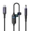 Универсальный кабель питания DC5.5x2.1mm на USB C С экраном мониторинга напряжения в реальном времени И функциями защиты безопасности