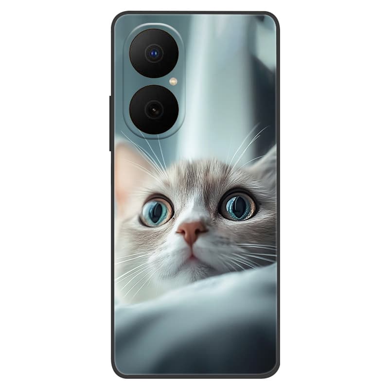 Чехол-бампер для Huawei Nova Y73, задняя крышка из ТПУ для Huawei Enjoy 80 NovaY73, мягкий силиконовый противоударный чехол-бампер, черный