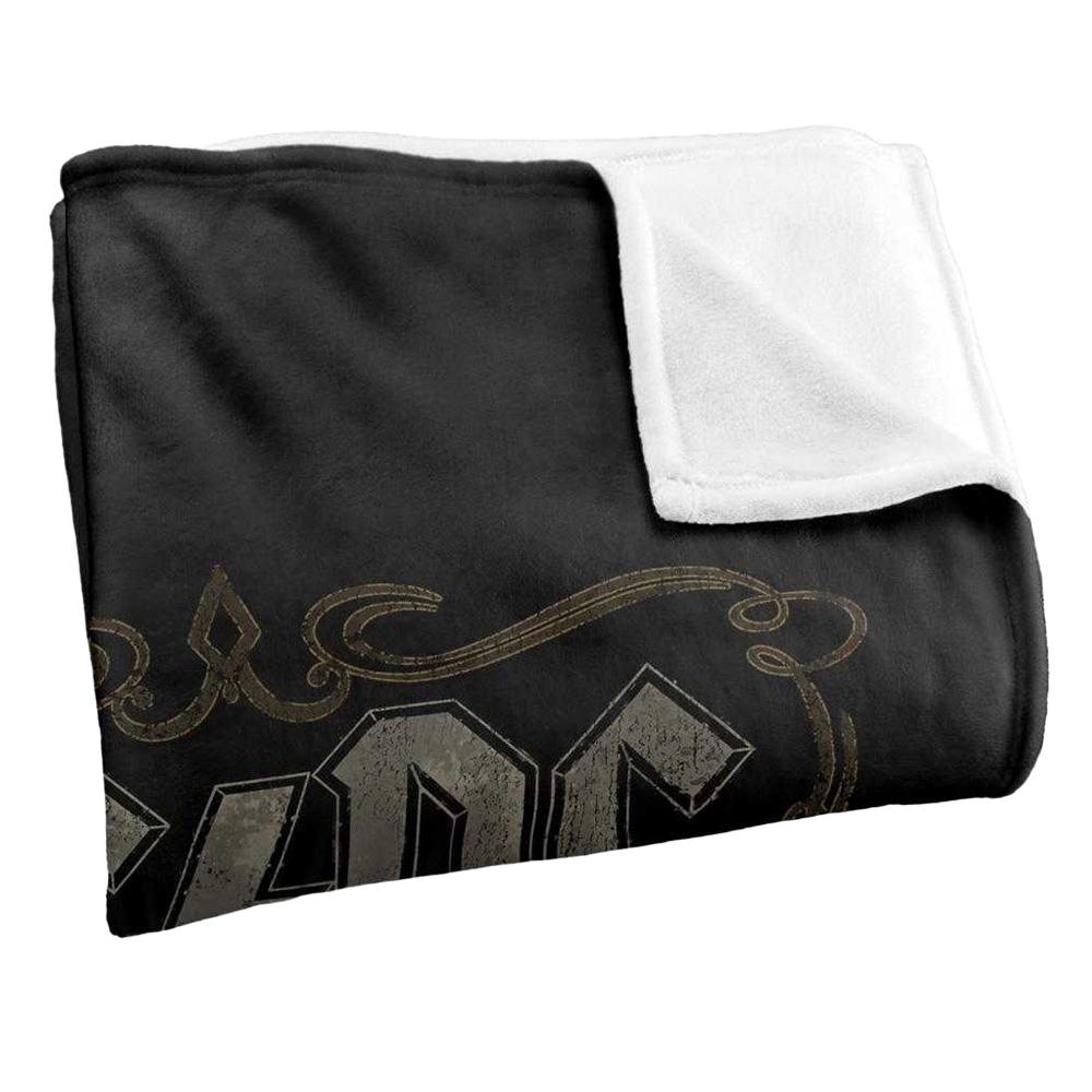 AC/DC For Those About To Rock Silky Label Supersoft Blanket