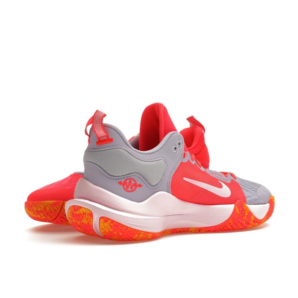Nike Giannis Immortality 2 GS Hot Punch Mismatched Kids Sneakers Multi-Color Pink-Foam Laser-Orange DQ1943-600