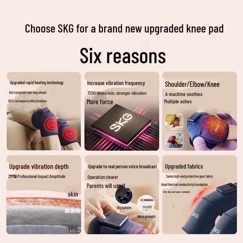 SKG Smart Knee Massager W3 CN plug (adapter included)