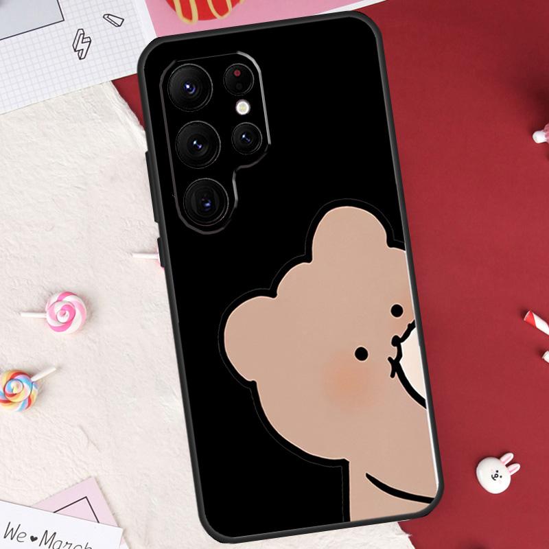 Забавный Чехол с Изображением Животных Собаки Кошки Тигра Пара Для Samsung Galaxy S24 FE S20 FE S21 S22 S23 S25 Ultra S9 S10 Plus S25 FE Защитный Чехол