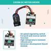 6V 12V 24V 28V 3A 80W Регулятор скорости двигателя постоянного тока (PWM) Реверсивный переключатель с регулируемой скоростью 1203BB Драйвер двигателя постоянного тока Реверсивный