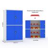 Heavy-Duty Metal Tool Storage Cabinet for Workshop and Garage.