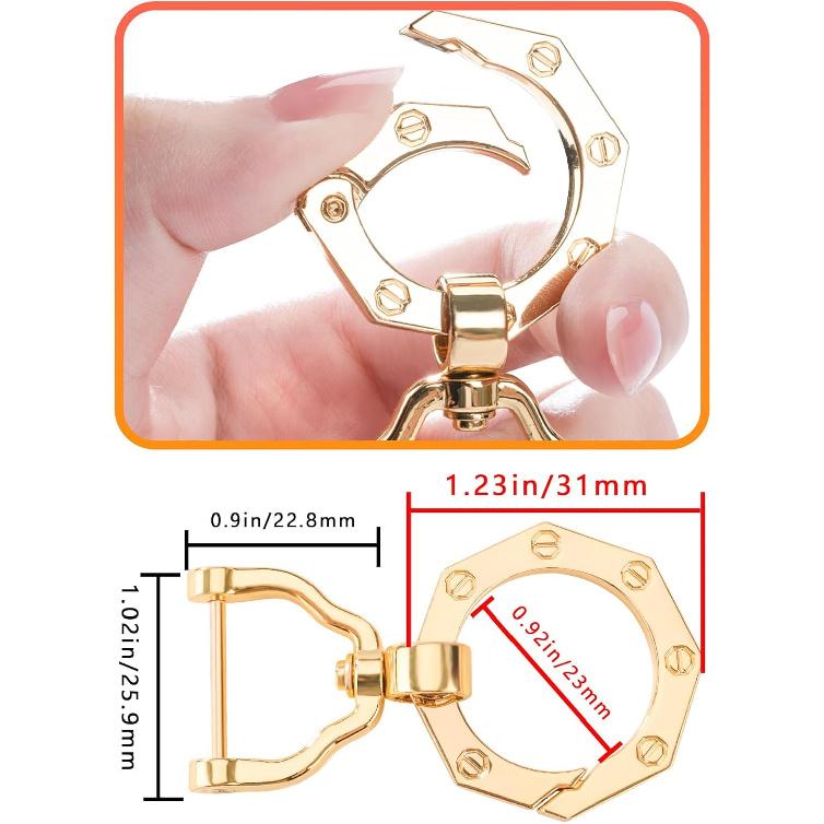 YHC for Jeep Key Fob Cover Car Key Case Shell with Gold Keychain fit Wrangler Gladiator JL JLU JT