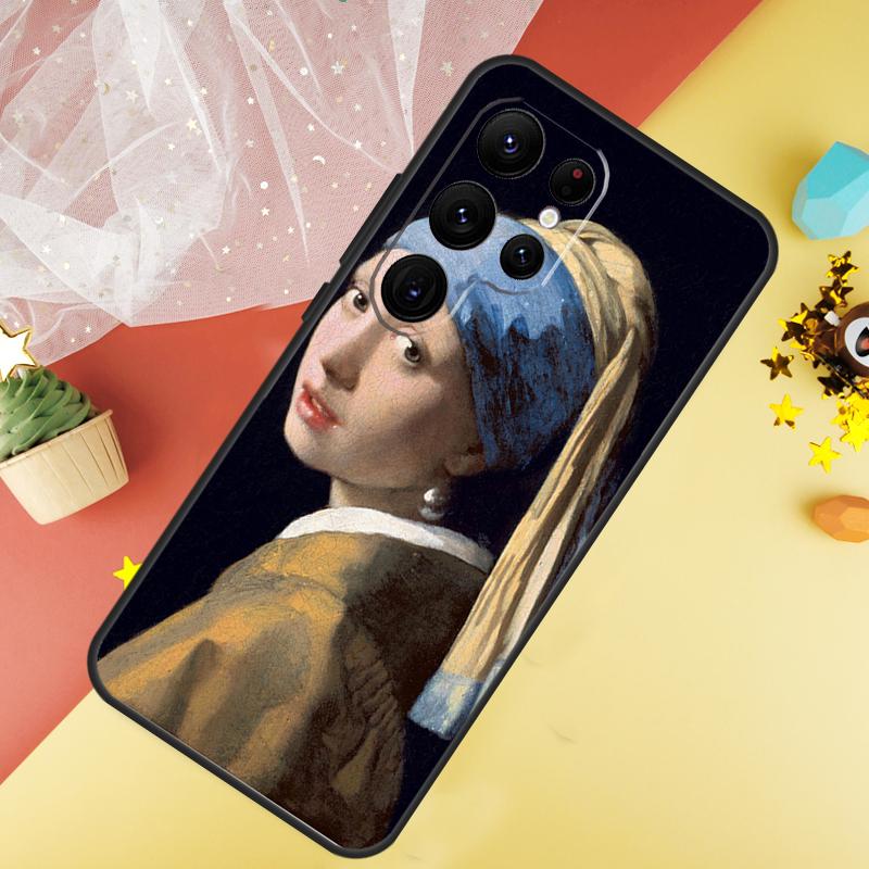 Johannes Vermeer Phone Case For Samsung Galaxy S25 FE S23 S21 S20 S22 S24 S26 Ultra S10 S26 Plus Cover Coque