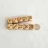 Game Playing Games Board Games Round Corner Square Point Dice Wooden Dice D6 Dice 6 Sided Dice