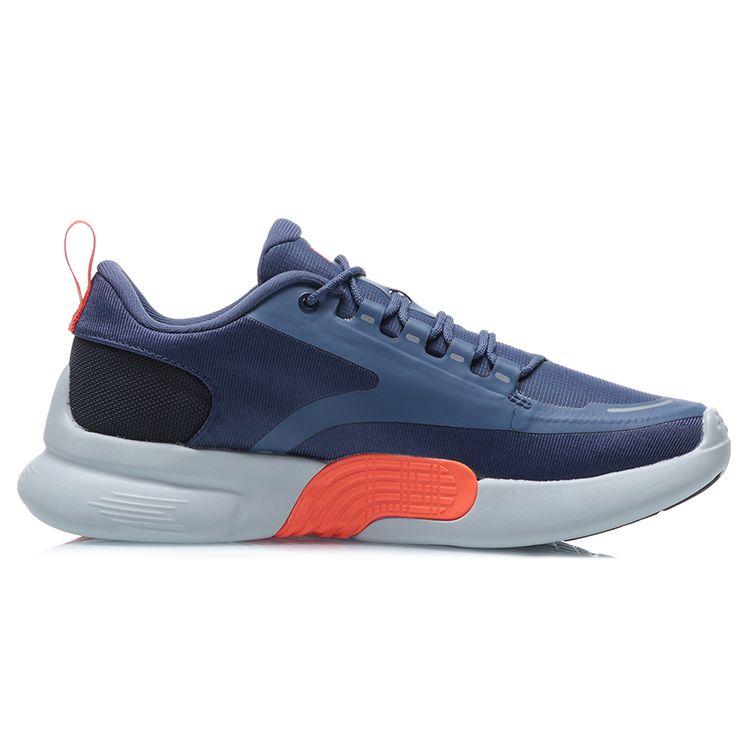 Li Ning Cfr амортизационные кроссовки Rebound Low Top унисекс кроссовки сине-черные ARHQ221-3