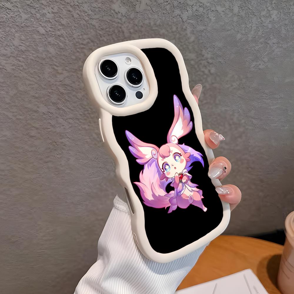 HSR Mem Wavy Edge TPU Mobile Phone Case for iPhone 17 16 15 14 13 12 11 Air Pro Max Plus Colorful Cover
