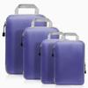 Travel Compression Packing Cubes 4 Set Waterproof Clothes Organizer Bags Luggage Storage Containers for Suitcase