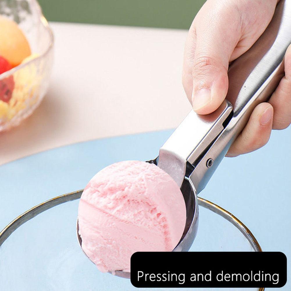 Stainless Steel Dual-purpose Ice Cream Scoop Ice Cream Scooper Multifunctional Fruit Scoop For Kitchen Supplies