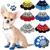 Sadnyy 24 Pcs Dog Socks for Small Medium Large Non Slip Pet Puppy Dog Socks Paw Protectors Outdoor Traction Control for Hot Pavement Hardwood Floor