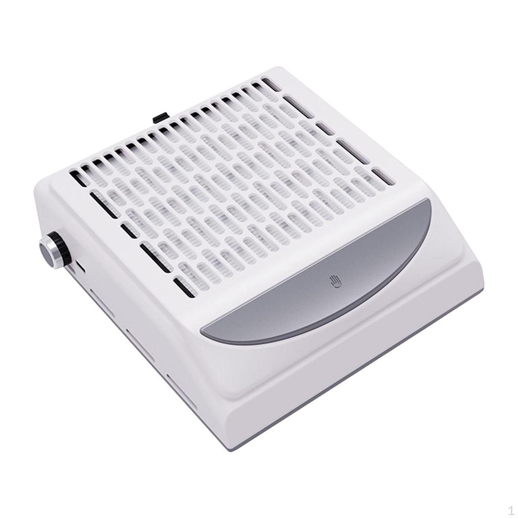 Вакуумный пылесборник для ногтей с хорошим рассеиванием тепла, белый цвет