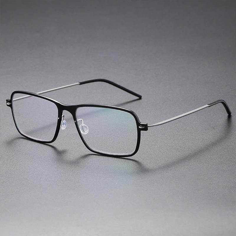 High Quality Denmark Brand Titanium Retro Square Eyewear Men Women Screwless Ultralight Eyeglasses Blue Light Spectacles Frames