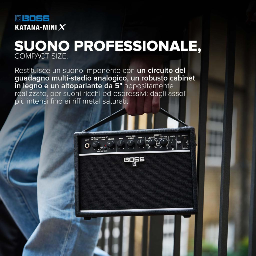 BOSS X Compact Guitar Amplifier Katana Amp Mini X KTN-MINI