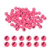 PATIKIL Tungsten Beads for Fly 70pcs Tungsten Slotted Tungsten Round Ball Beads for Fly Tying Jig Pink Tying, 5.5mm/0.22inch Beads, Hooks,
