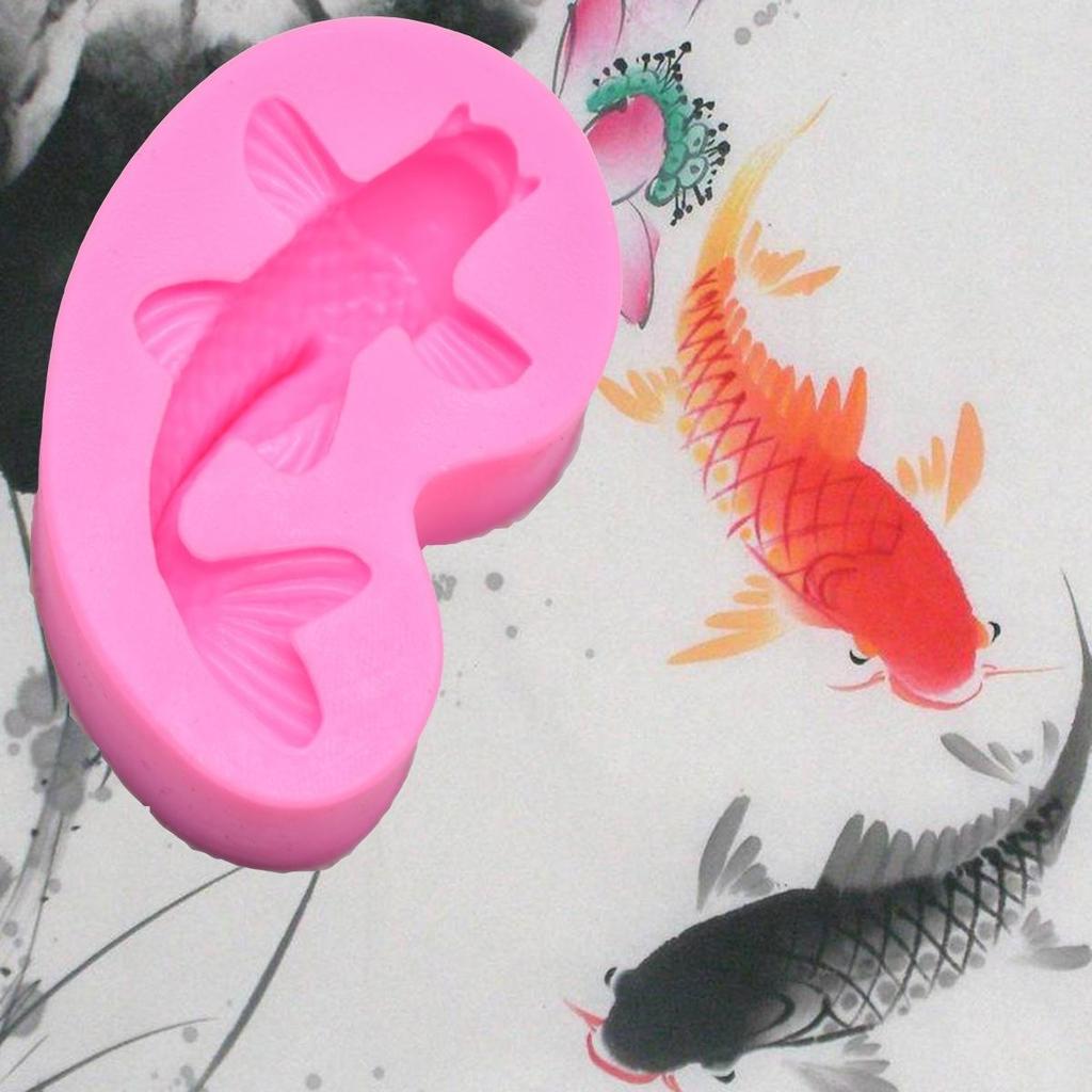 Формы для карпа, гибкая силиконовая форма для мыла, свечи, полимерная глина, формы для торта, шоколадных конфет, инструмент для выпечки