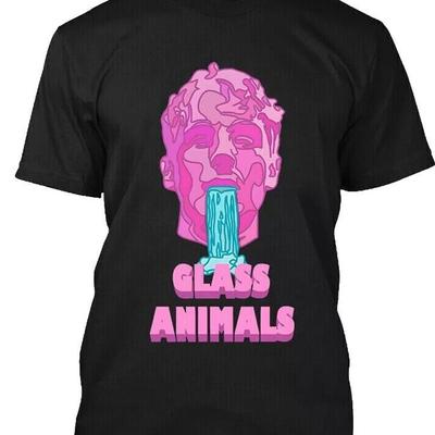 Футболка черная группа Glass Animals Унисекс футболка Все размеры S-45XL 1F1736 Унисекс футболка
