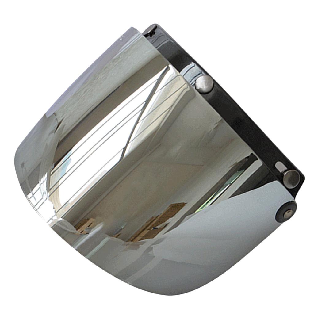 Motorcycle Anti-UV Anti-Scratch Helmets Lens Fashion Visor Wind Shield Lens Universal for Standard 3-Snap Open Face HelmetsSpeed Sensors 6