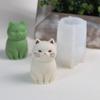 Cute Cat Silicone Mold Sitting Cat Soap Mould Desktop Ornaments Candle Mold Home Decor