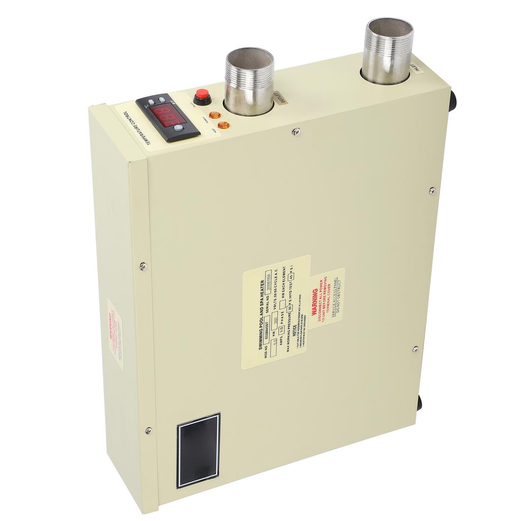 220V Electric Water Heater 5.5KW Thermostat Heating Machine for Swimming Pool SPA Hot Tub