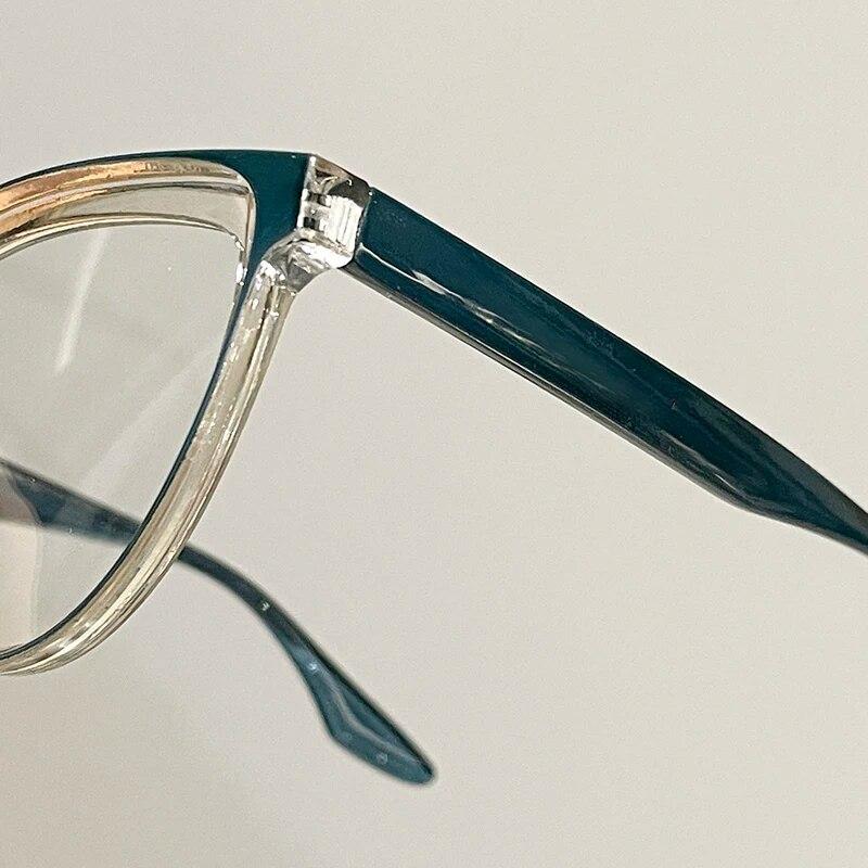 Очки с защитой от синего света для женщин, модные классические компьютерные очки, роскошные дизайнерские оправы для очков «кошачий глаз», новинка 2024 года