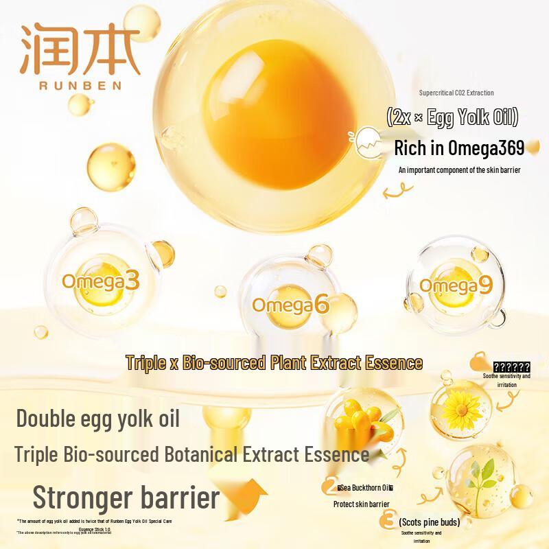 RUNBEN Baby Egg Yolk Oil Skincare Duo