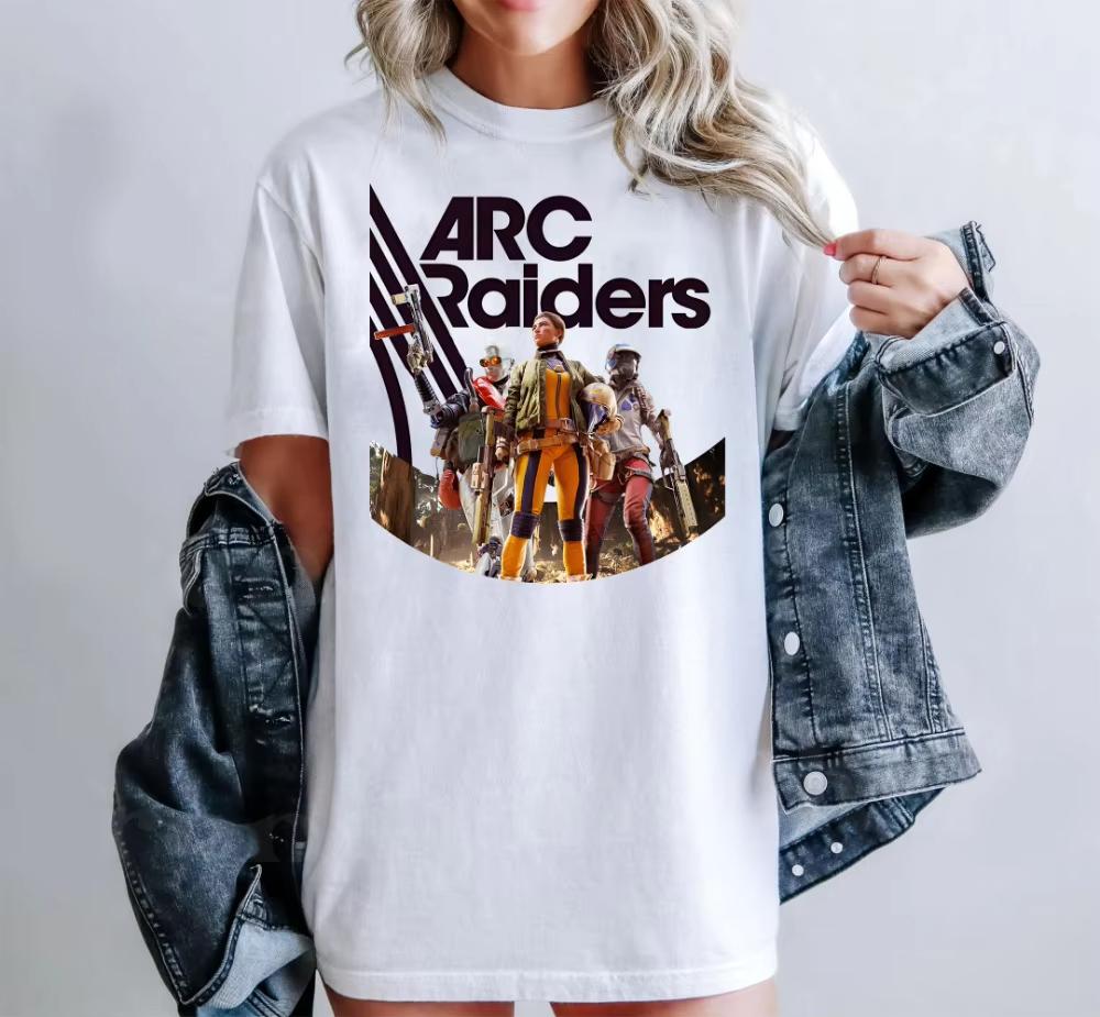Arc Raiders Shirt Video Game Tee ds Graphic Clothing Graphic Short Sleeve Shirt Unisex Unisex WOMEN AllSeason Ins Yk