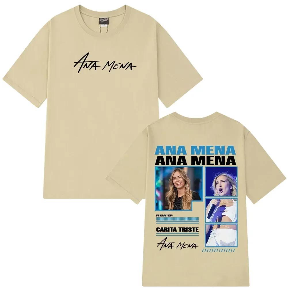 Singer Ana Unisexa Tour 2026 New Album T Shirt Unisex Wounisexs Cotton Oversized Tshirts Casual Aesthetic Fashion Tshirt Streetwear Bl