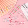 Kids Cartoon Pattern Design Wearing Fake Nails Strips Nail Tips Special Manicure Popular Children False Nails Press