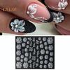 Transfer Decals Long Lasting Makeup Tools White Butterfly Moon Shape Nail Art Sticker for Professional Use