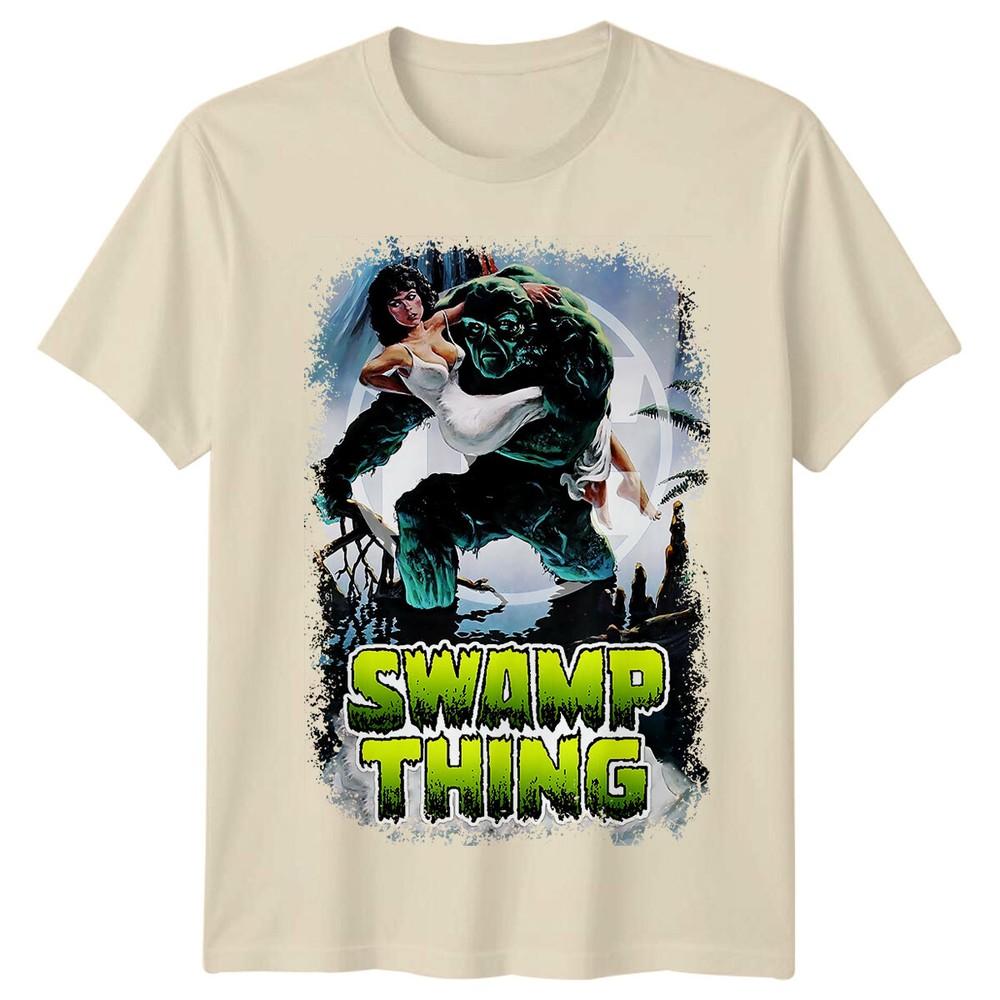 Swamp Thing 1982 Movie Poster Inspired Tshirt Retro 80s Tee Unisex