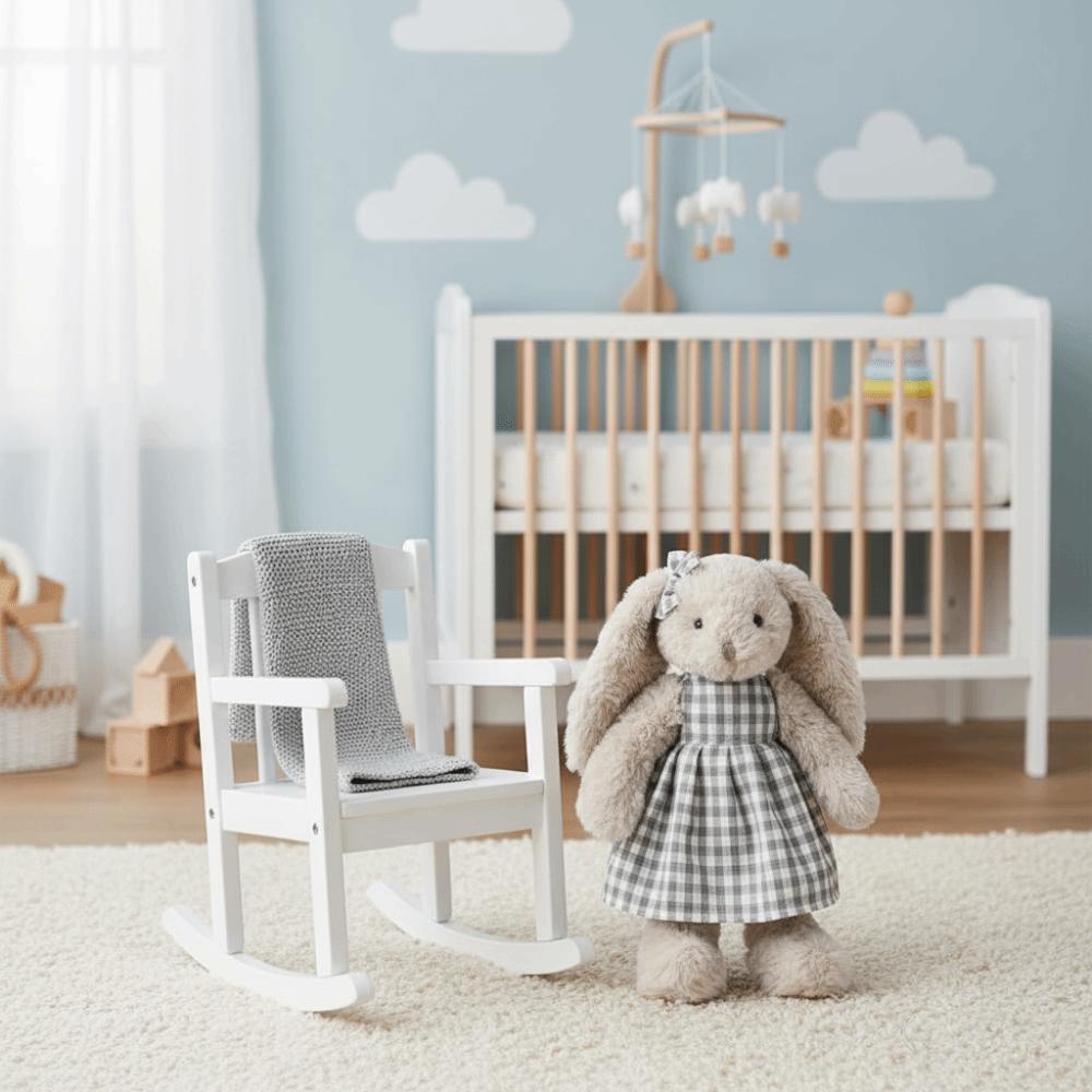 Ultra-Soft Rabbit Plush Toy Soft Stuffed Animal Doll Rabbit Doll Children's Room Decor