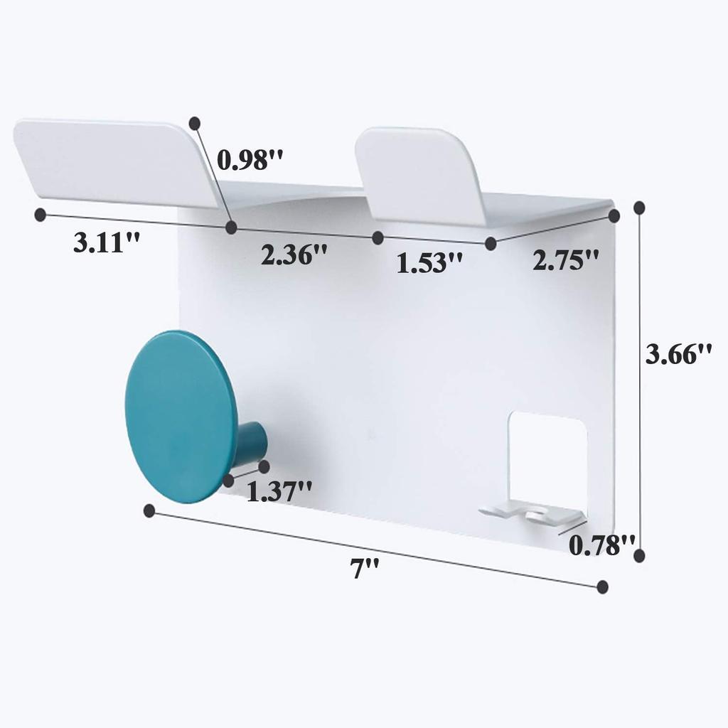 Настенный держатель для фена, новая улучшенная модель, два способа крепления: на шурупы или на клей без сверления. Органайзер-стойка для фена Dyson Supersonic