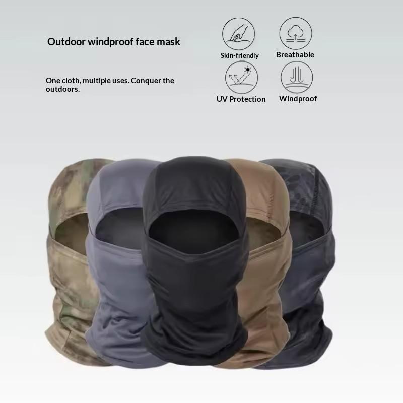 Tactical Windproof Balaclava Full Cover Warm Shield for Bicycle Riding Outdoor Hunting Hiking Ski Scarf Head Protection