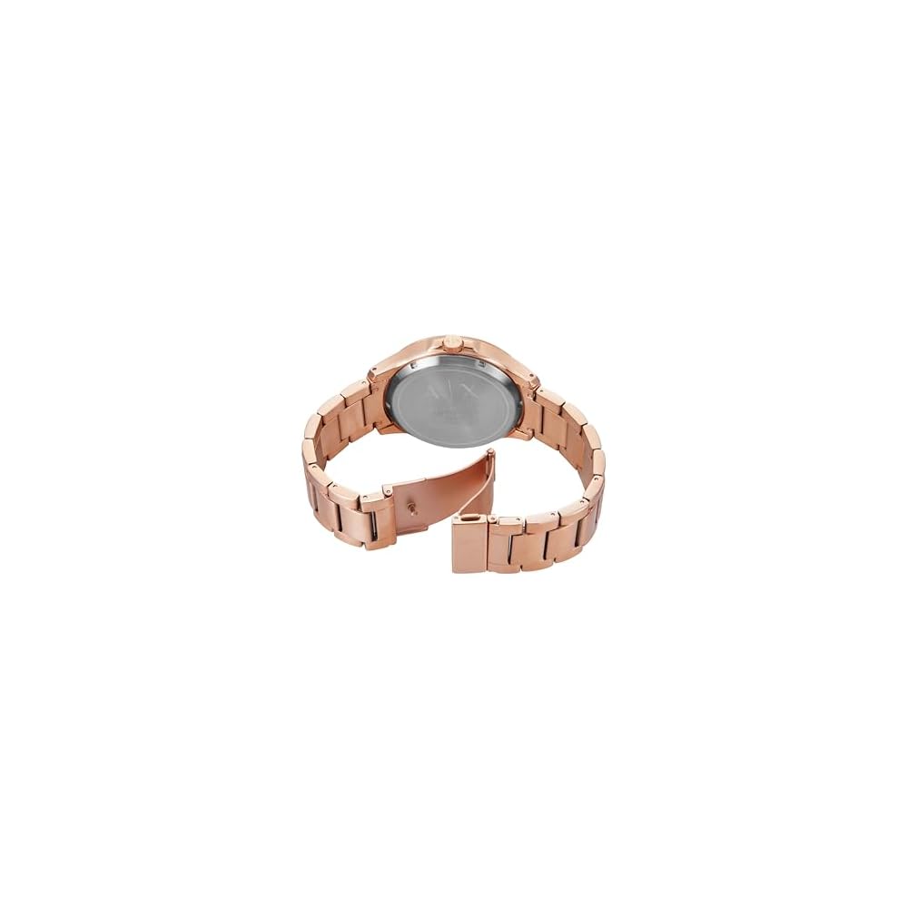 Armani Exchange AX2456 Men's Watch Pink Gold Stainless Steel Analog Design 50m Water Resistant