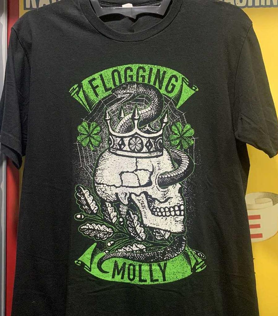 Vintage FLOGGING MOLLY Snake Skull Band Black All Size Gift For Fan Shirt AE210