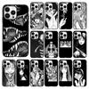 Junji Ito Manga Phone Case For Iphone 14 13 12 11 Pro Max X Xs Max Xr Mini Se 7 8 Plus Black Funda Coque Case