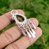 Daughters Day Sale Bauxite Stone Ethnic Bezel Mother Pendant 925 Sterling Silver