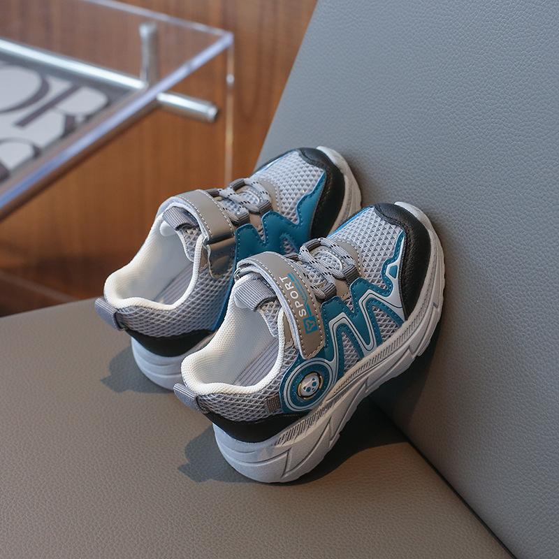 Children's Sports Shoes 2025 Spring Boys' Mesh Running Shoes Non-slip Girls' Toddler Shoes