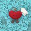 New snowman JC Marshmallow Plush Toy, Small Cherry Charm, Little Turtle Plush Toy, Croissant, Little Penguin JC Bag Charm