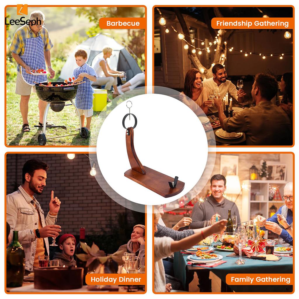 Подставка для хамона Leeseph, устойчивая и прочная подставка для нарезки хамона, подставка для нарезки прошутто для рождественских праздничных ужинов и посиделок