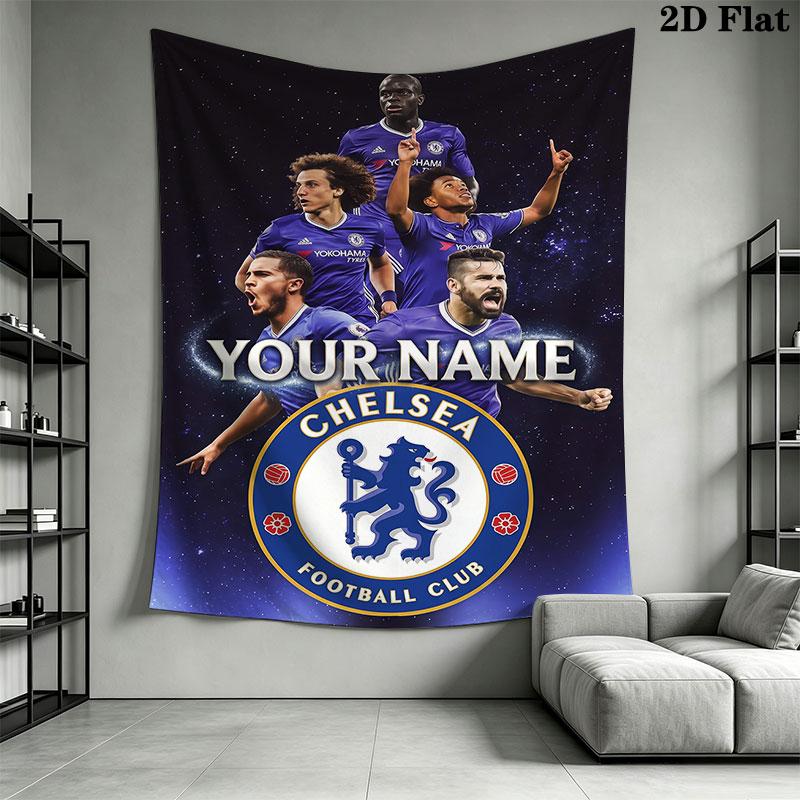 Custom Chelsea Wall Hanging Printed Fabric Blanket Decorative Tapestries for Bedroom Living Room Home Decor