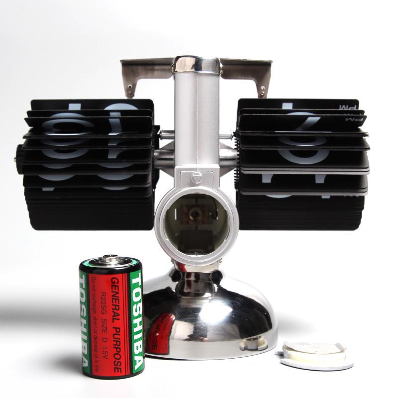 Ретро Креативные Одноногие Автоматические Перекидные Часы: Маленькие настольные часы для гостиной